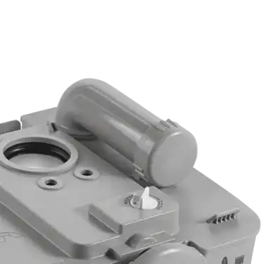 TOILET PRTBL 974-GRAY