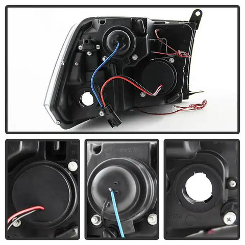 Spyder Automotive 5010056 Headlight Assembly Signature Series Projector Beam With L