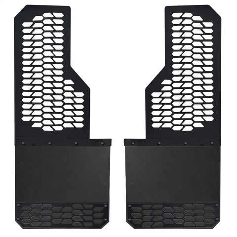 Putco 78200 - Mud Skins Flaps Carbon Black HDPE Features Hex Shield