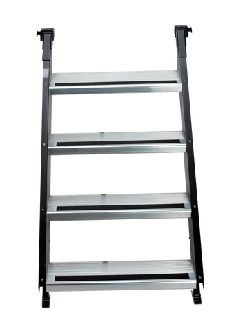 MOR/ryde STP-223 Entry Step 4 Step 500 Pound Weight Capacity Aluminum Not Illuminated