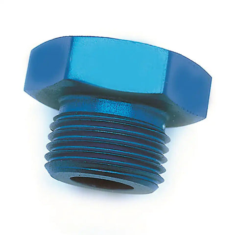 -4AN BLU ST THRD(O-RING) PLG
