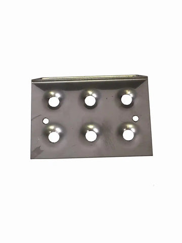 Westin 56-100006 - HDX Stainless Drop Replacement Step Plate Kit 6 in. w/Screws