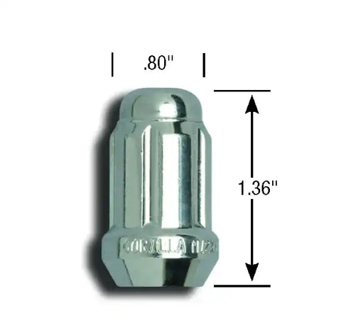 ACRN LUG NUT SMALL PK 100