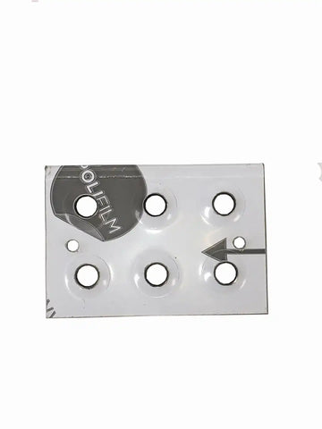 Westin 56-100006 - HDX Stainless Drop Replacement Step Plate Kit 6 in. w/Screws