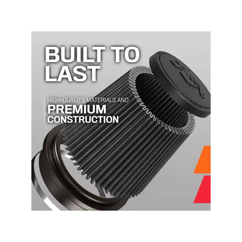 K&N FILTER RU-3112HBK UNIVERSAL CLAMP-ON AIR FILTER