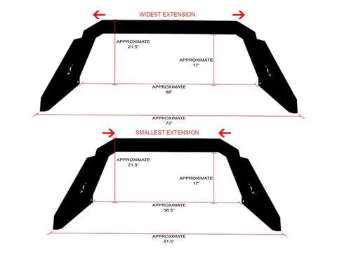 Armordillo USA 7180376 CR2 Chase Rack Fits most Mid Size and Full Trucks.