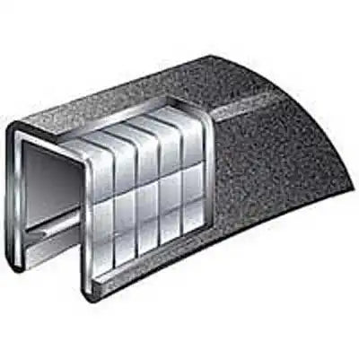 TACO METALS V30-1005B25-1 FLEX-TRIM KIT 5/32X9/16 BLACK 25