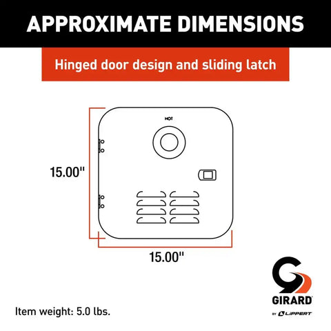 DOOR KIT-SMALL- BLACK 2GWHDB