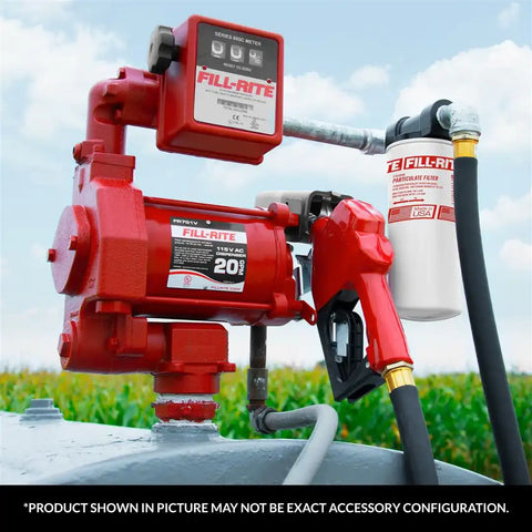 Fill-Rite 807C Flow Meter Use With Gasoline/ Diesel/ E15/ Kerosene/ B20 And Mineral
