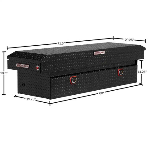 Weather Guard 127-5-03 (Werner) Tool Box Crossover Single Lid Powder Coated