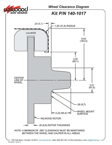 FDL FRT DRAG DRILLED ROTR