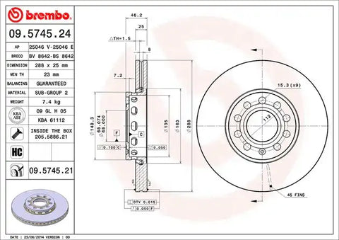 DISC BRAKE ROTOR