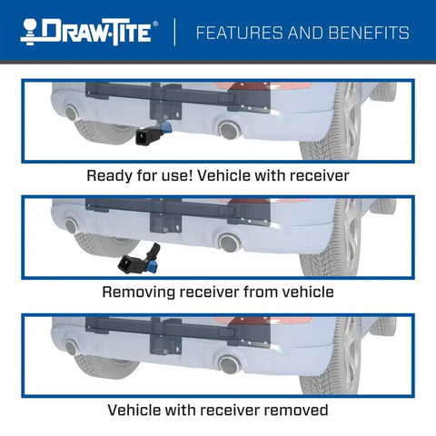 DRAW TITE 76919 HIDDEN HITCH CLASS III FORD E-MUSTA