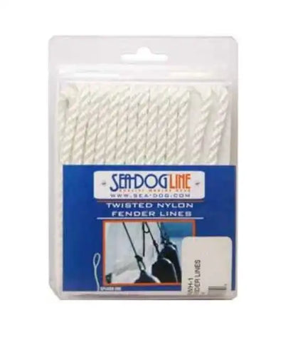 SEA DOG 302110006WH-1 DOUBLE BRAIDED FENDER LINE 3/8
