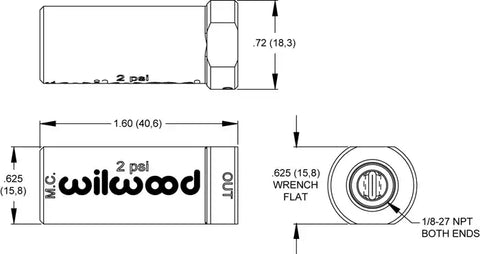 KIT RPV 2LB INL BLU W/FITTING KIT