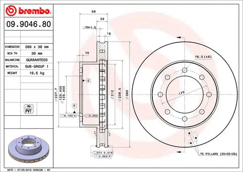 DISC BRAKE ROTOR