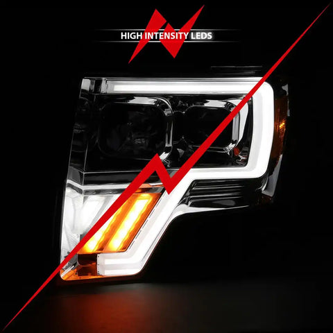 ANZO USA 111470 Headlight Assembly G4 Series Halogen Bulb Projector Beam With Swit