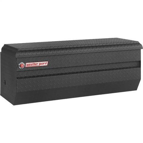 Weather Guard (Werner) 674-52-01 Tool Box Chest Single Lid Textured Black Aluminum
