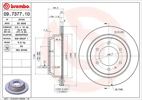 DISC BRAKE ROTOR