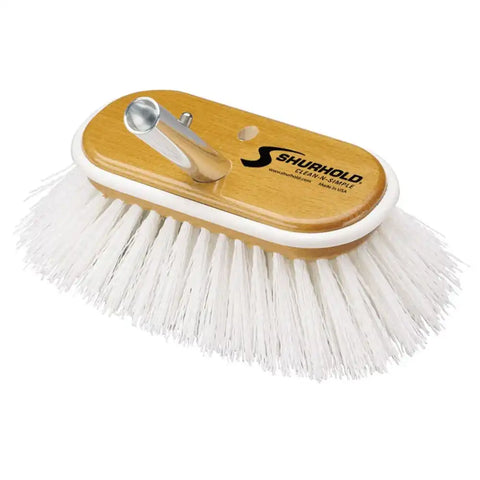 SHURHOLD IND 950 6' DECK BRUSH EXTRA STIFF WHITE POL