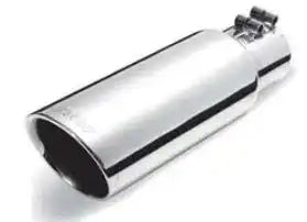 Gibson Performance Exhaust 500645 Stainless Rolled Edge Angle Tip