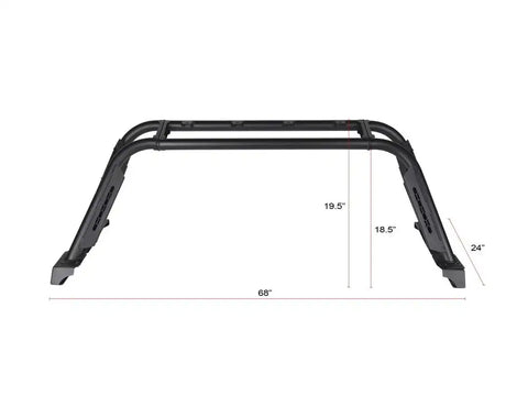Armordillo USA 7162440 CR-M Chase Rack W/3rd Brake Light For Full Size Trucks.