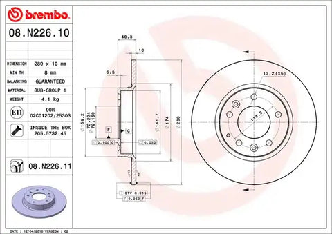 DISC BRAKE ROTOR