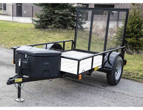 Buyers Products 1701680 Tool Box Single Lid Black Polyethylene 36 Inch Length x 19 Inch Width x 18 Inch Height