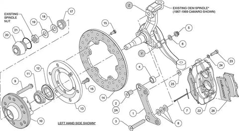 FDL FRT DRAG DRILLED ROTR