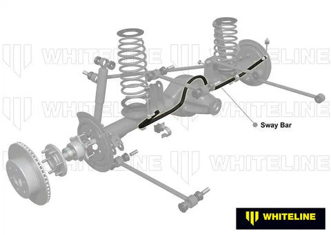 WHITELINE BJR01Z SWAY BAR - 20MM 2 POINT ADJUSTABLE