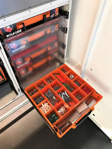 ROLACASE RCSK4/C 5 DRAWER PARTS ORG CABINET KIT