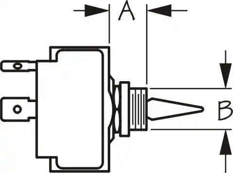 SEA DOG 420109-1 TOGGLE SWITCH SP) MOM.ON/OFF/