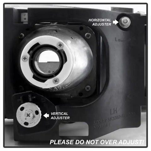 Spyder Automotive 5009357 Headlight Assembly Signature Series Projector Beam With L