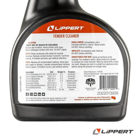 LIPPERT FENDER CLEANER SPRAY