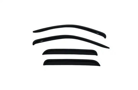 Auto Ventshade (AVS) 94656 - Ventvisor Deflector Smoke Outside Mount 4 pc. Quad Cab(Crew)