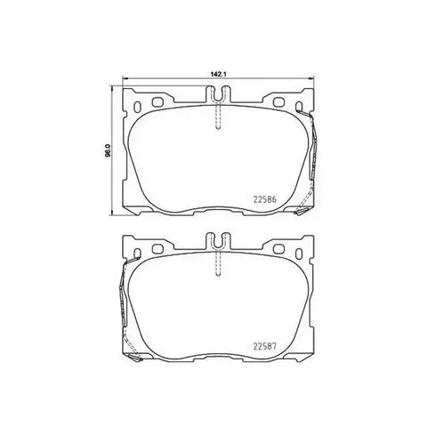 DISC BRAKE PAD SET