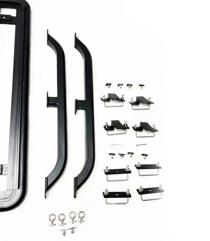 Black Horse Offroad WHPRB402 Bed Cargo Rack Spike 660 Pound Capacity Elevated 12 I