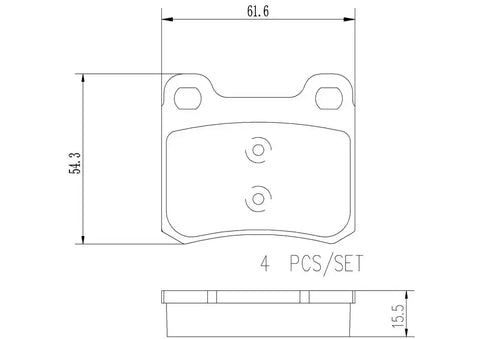 DISC BRAKE PAD SET