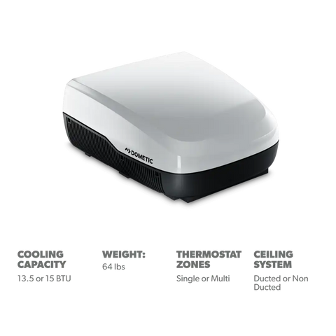 Dometic FJX3473MWHAS -FRESHJETX 13.5K-MECH VAL WHT