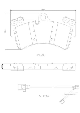 DISC BRAKE PAD SET