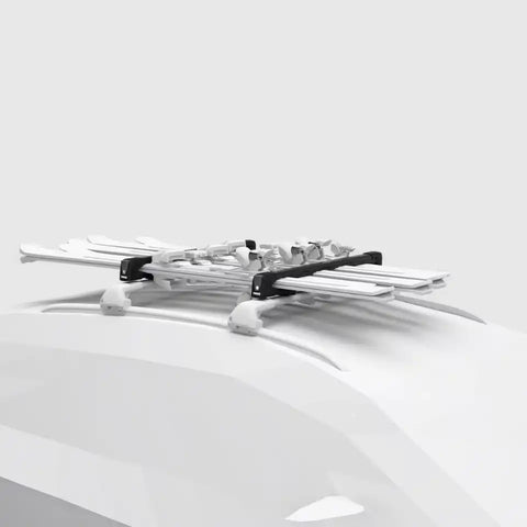 Thule 732612 Ski Carrier Component SnowPack L Ski Rack For Mounting All Types Of Skis And Snow Boards