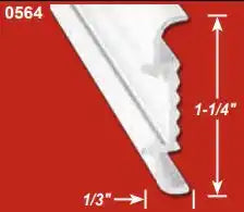 MOLDING TRIM BLK 8' EA