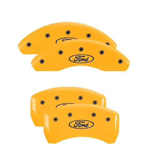 SET OF 4 CALIPER COVERS  ENGRAVED F