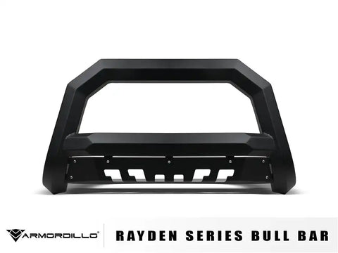 Armordillo 8719923 Bull Bar Rayden Series Powder Coated Matte Black Steel With L