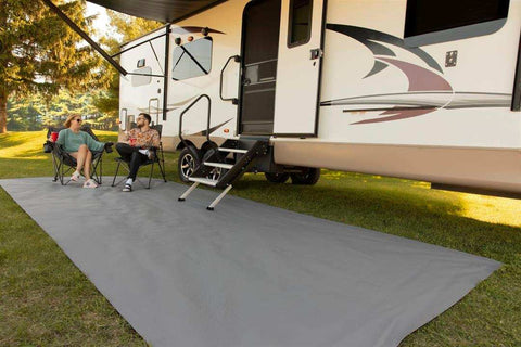 LIPPERT OUTDOOR PATIO RUG - GRAY  8