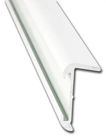 ROOF EDGE P.WHT 16' EA