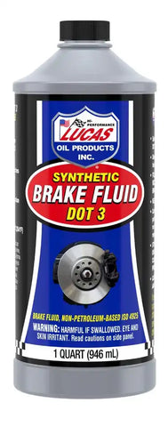 LUCAS OIL 10826 DOT 3 BRAKE FLUID QUART