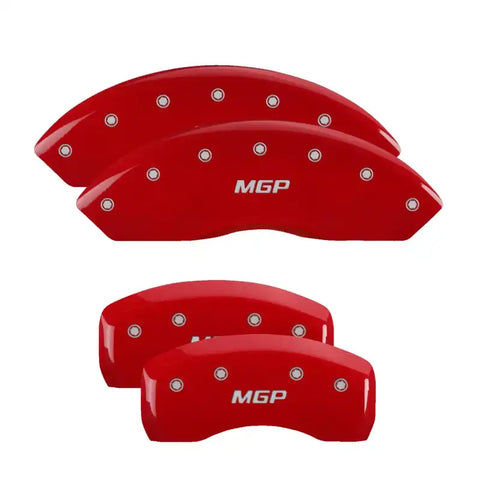 SET OF 4 CALIPER COVERS  ENGRAVED F