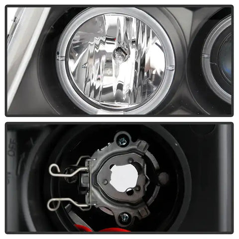 Spyder Automotive 5010209 Headlight Assembly Version 2 Halogen Bulb Projector Beam