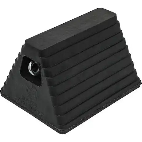 Buyers Products WC6810L Wheel Chock Black Rubber Single 6 Inch Height